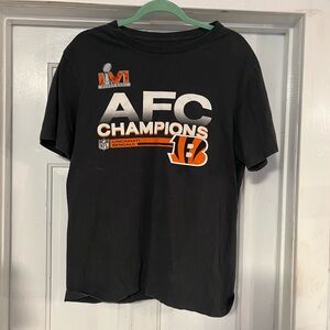 NIKE MENS BENGALS ACF CHAMPIONSHIP TSHIRT SIZE L